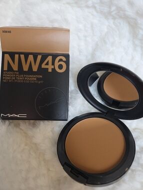 Mac New Studio Fix Powder Plus Foundation-NW46-